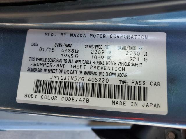 2016 MAZDA 6 TOURING - JM1GJ1V57G1405220