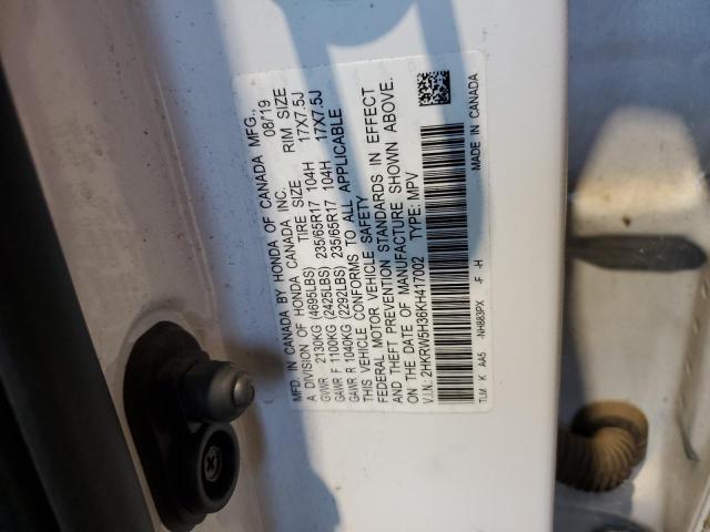 2019 HONDA CR-V LX - 2HKRW5H36KH417002