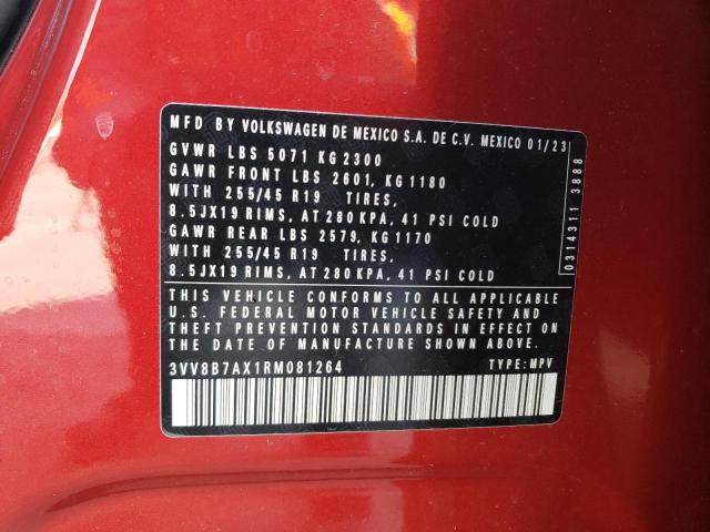 2024 VOLKSWAGEN TIGUAN SE - 3VV8B7AX1RM081264