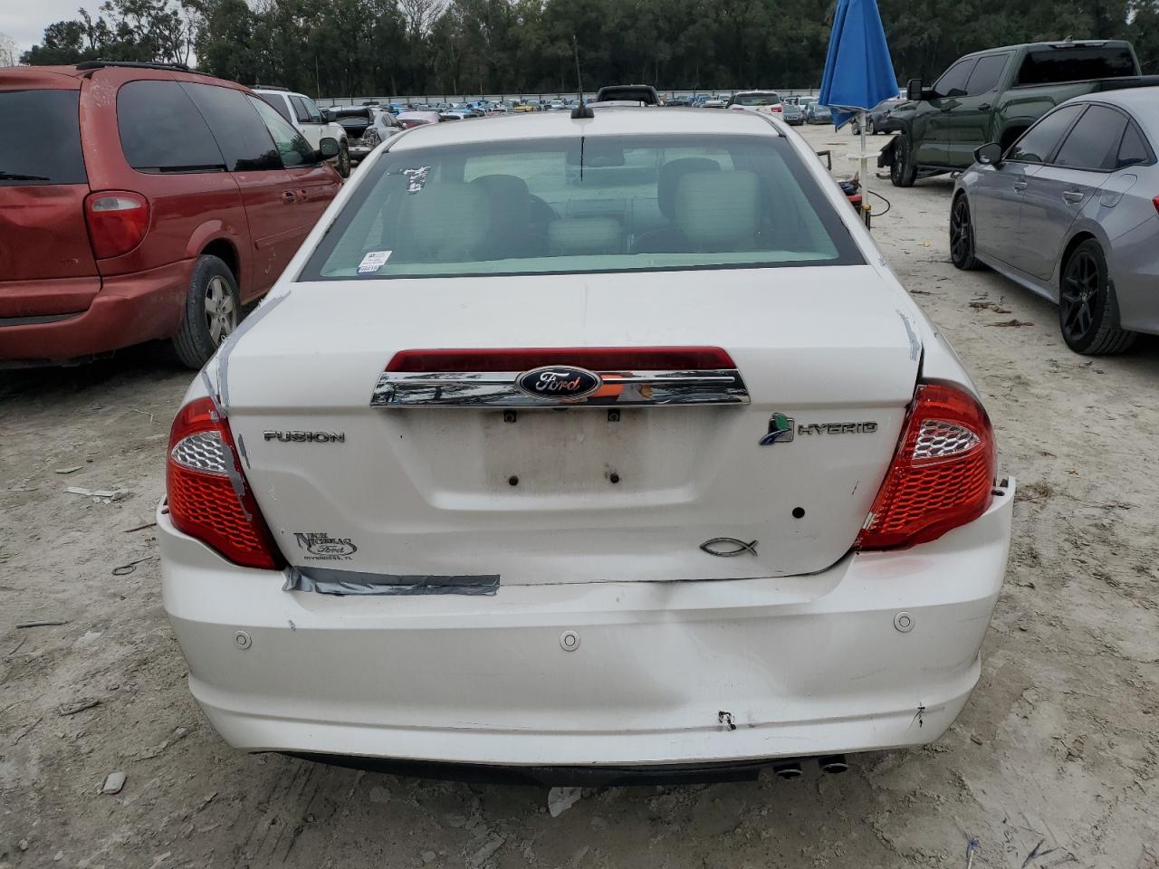 Lot #3030714113 2011 FORD FUSION HYB