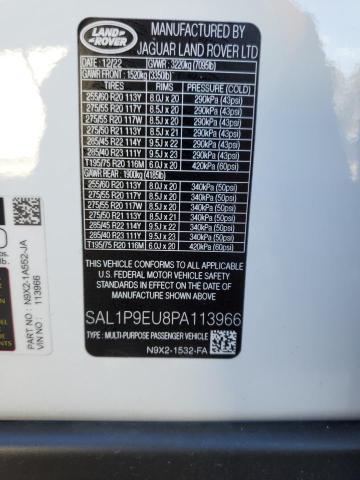 2023 LAND ROVER RANGE ROVE - SAL1P9EU8PA113966