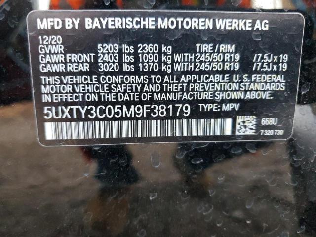 2021 BMW X3 SDRIVE3 - 5UXTY3C05M9F38179