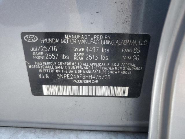 2017 HYUNDAI SONATA SE - 5NPE24AF6HH475726