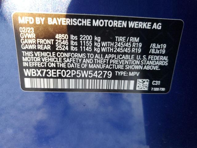 VIN WBX73EF02P5W54279 2023 BMW X1 no.13