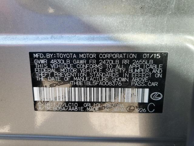 2015 LEXUS GS 350 - JTHBE1BL5FA008376