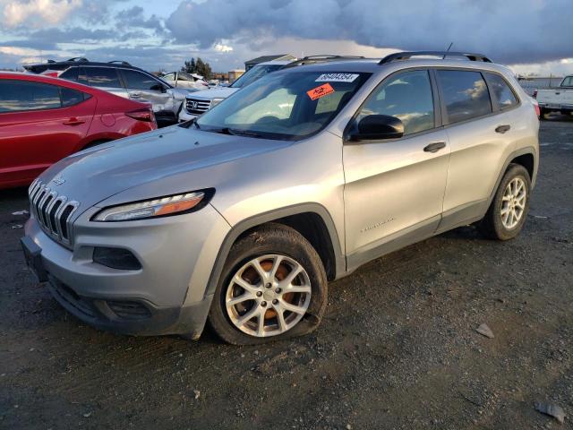 JEEP CHEROKEE S 2017 silver  gas 1C4PJMAB8HW602642 photo #1