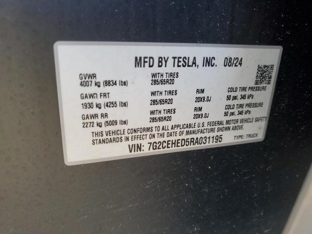 2024 TESLA CYBERTRUCK 7G2CEHED5RA031195