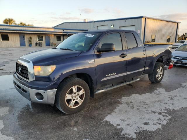 TOYOTA TUNDRA DOU 2007 blue  gas 5TFRV54177X007960 photo #1