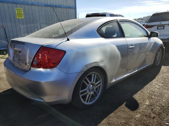 TOYOTA SCION TC 2007 silver hatchbac gas JTKDE177770158124 photo #4