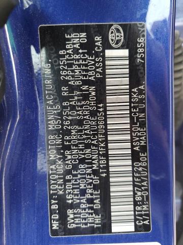 2015 TOYOTA CAMRY LE - 4T1BF1FK1FU960544