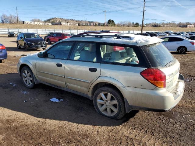 SUBARU LEGACY OUT 2006 cream station gas 4S4BP61C267349589 photo #3