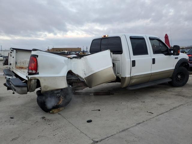 FORD F250 SUPER 2001 white  gas 1FTNW21S81EB16308 photo #4