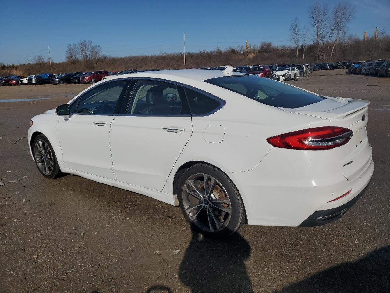 Lot #3033006990 2019 FORD FUSION TIT