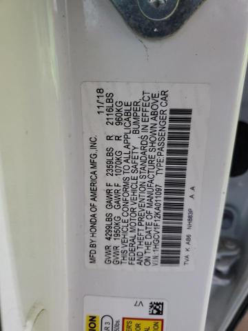 2019 HONDA ACCORD LX - 1HGCV1F12KA011097