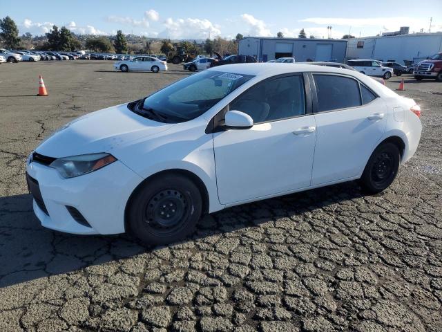 TOYOTA COROLLA L 2014 white  gas 2T1BURHE7EC044186 photo #1