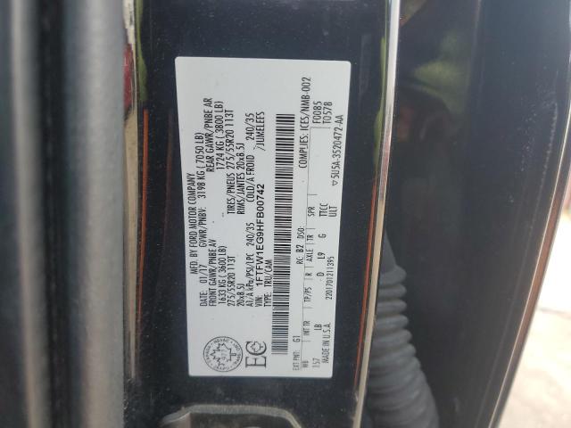 2017 FORD F150 SUPER - 1FTFW1EG9HFB00742