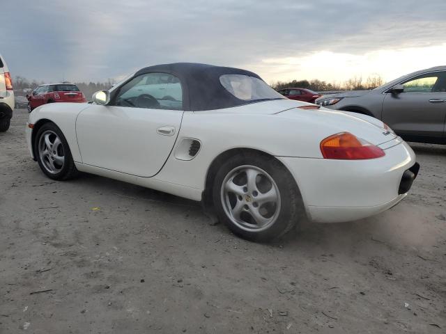 PORSCHE BOXSTER 2000 white  gas WP0CA2980YU622861 photo #3