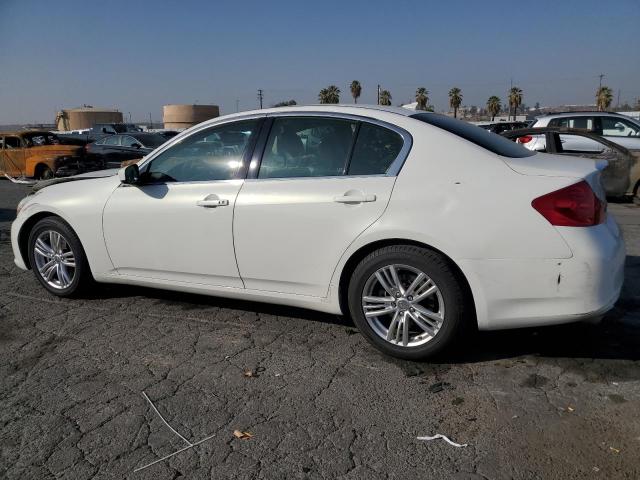 INFINITI G37 BASE 2013 white  gas JN1CV6AP2DM726232 photo #3