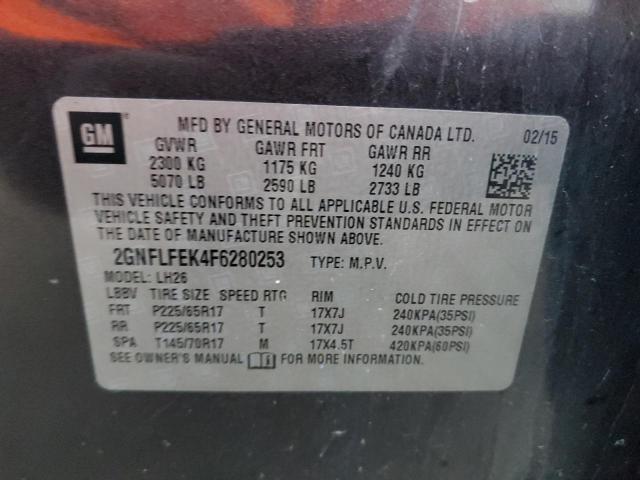 2015 CHEVROLET EQUINOX 1L 2GNFLFEK4F6280253