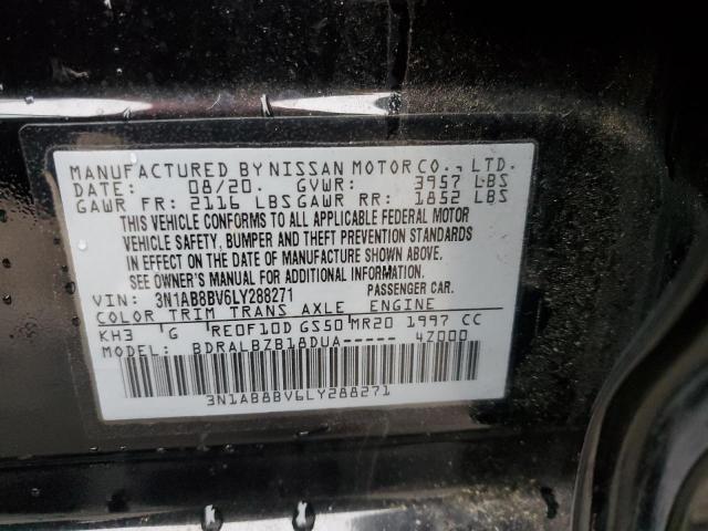 2020 NISSAN SENTRA S - 3N1AB8BV6LY288271