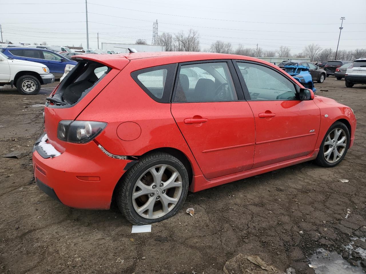 Lot #3048304772 2008 MAZDA 3 HATCHBAC