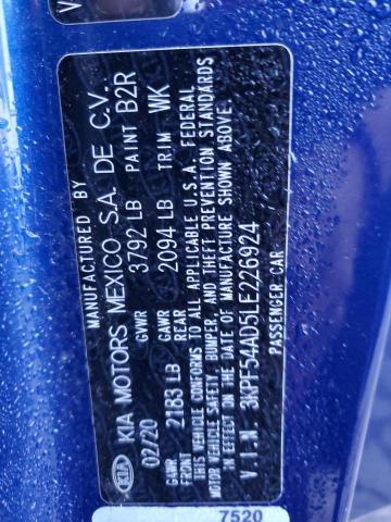 2020 KIA FORTE EX - 3KPF54AD5LE226924