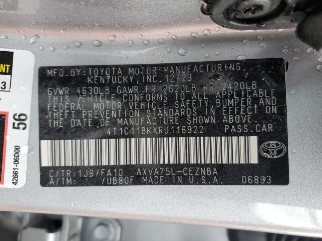 2024 TOYOTA CAMRY LE - 4T1C11BKXRU116922