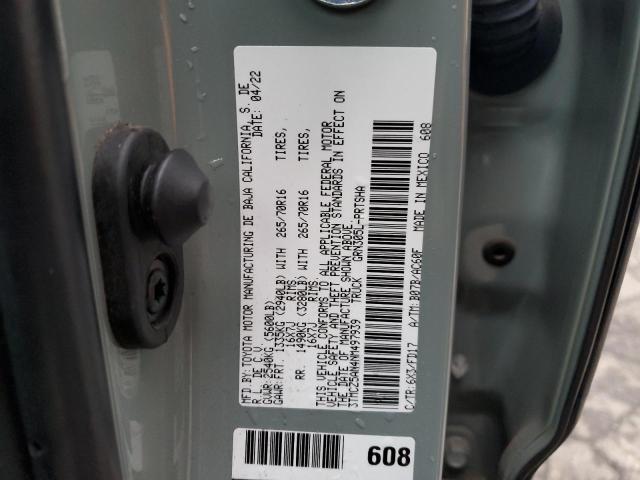 2022 TOYOTA TACOMA DOU - 3TMCZ5AN4NM497939