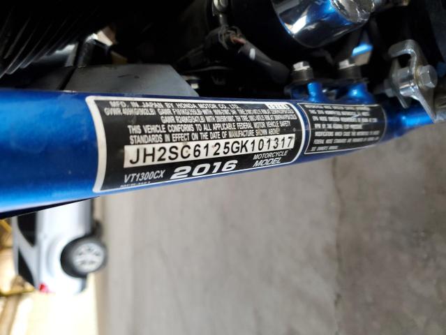 2016 HONDA VT1300 CX JH2SC6125GK101317