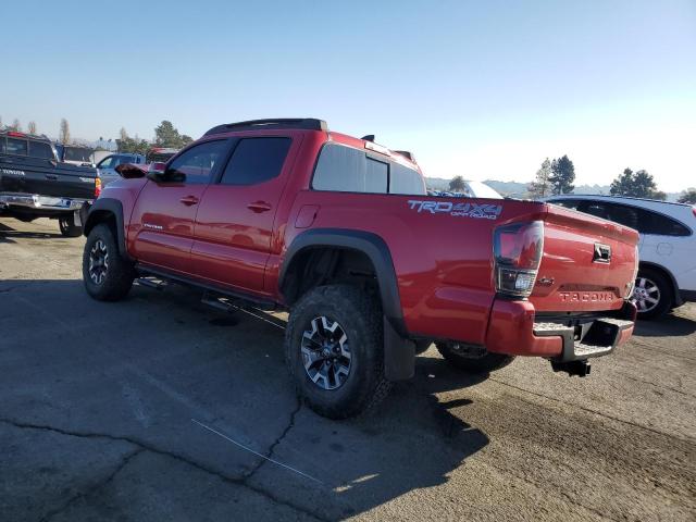 TOYOTA TACOMA DOU 2021 red  gas 3TMCZ5AN4MM426514 photo #3