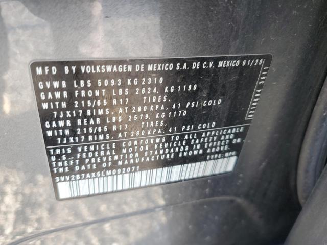 2020 VOLKSWAGEN TIGUAN SE - 3VV2B7AX5LM092071