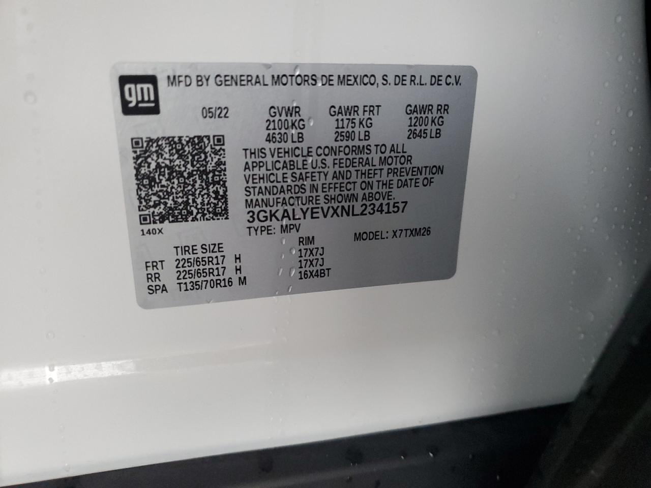 Lot #3024951375 2022 GMC TERRAIN AT