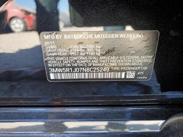 2022 BMW 330I - 3MW5R1J07N8C25249