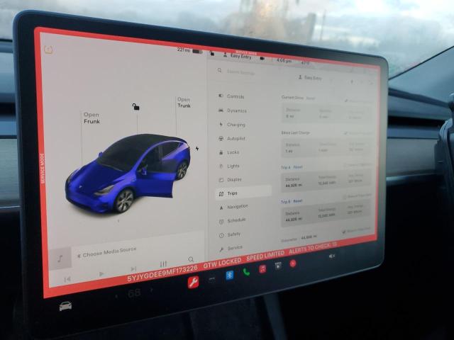 2021 TESLA MODEL Y - 5YJYGDEE9MF173226