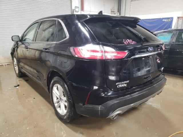 FORD EDGE SEL 2019 black  gas 2FMPK3J91KBB60196 photo #3