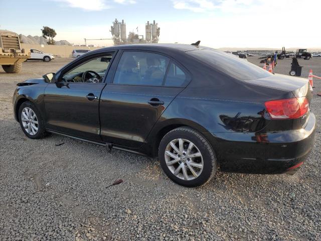 VOLKSWAGEN JETTA SE 2012 black  gas 3VWDX7AJ0CM381120 photo #3