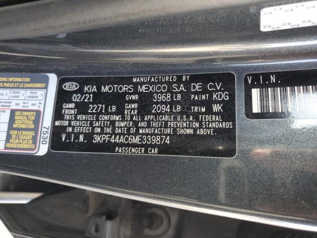 2021 KIA FORTE GT - 3KPF44AC6ME339874