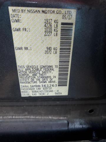 2017 NISSAN ALTIMA 2.5 - 1N4AL3AP8HN361263