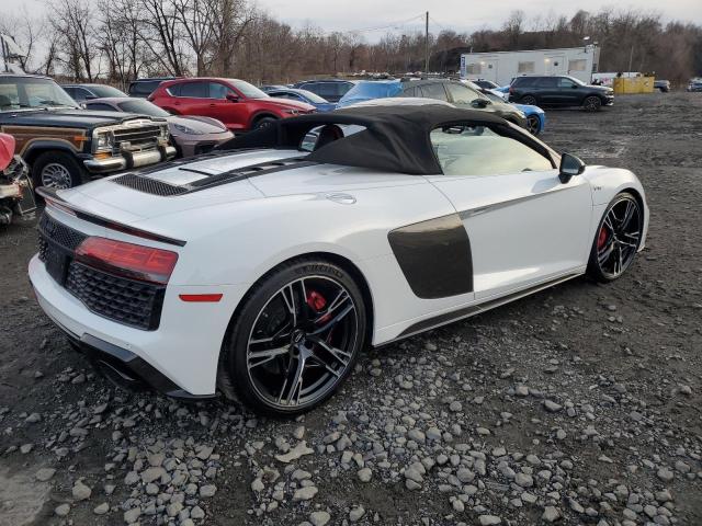 AUDI R8 2020 white  gas WUA4BCFX3L7901606 photo #4