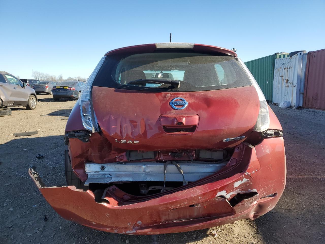 Lot #3030423463 2015 NISSAN LEAF S