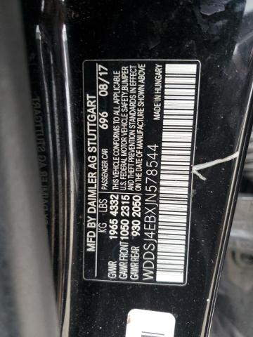 2018 MERCEDES-BENZ CLA 250 - WDDSJ4EBXJN578544