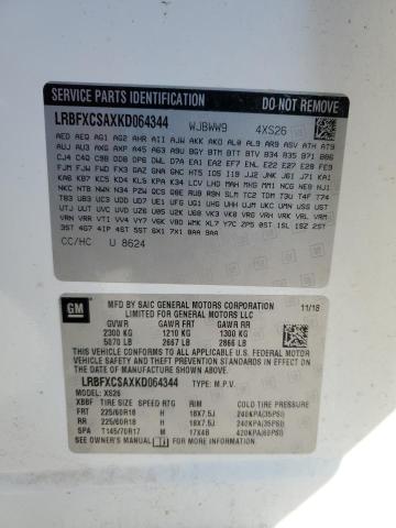 2019 BUICK ENVISION E - LRBFXCSAXKD064344