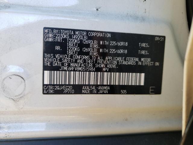 2021 TOYOTA RAV4 XSE - JTME6RFV8MD515984