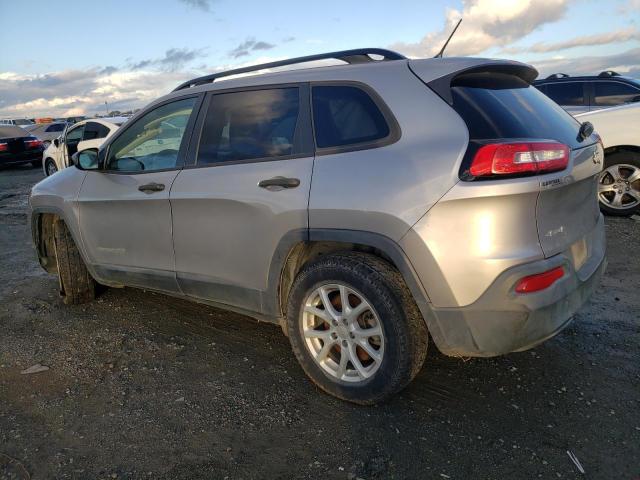 JEEP CHEROKEE S 2017 silver  gas 1C4PJMAB8HW602642 photo #3