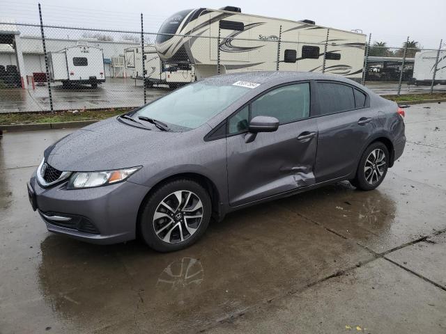 HONDA CIVIC EX 2015 charcoal  gas 19XFB2F86FE258357 photo #1