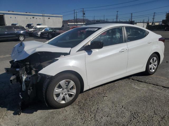 HYUNDAI ELANTRA SE 2016 white  gas 5NPDH4AE7GH742422 photo #1