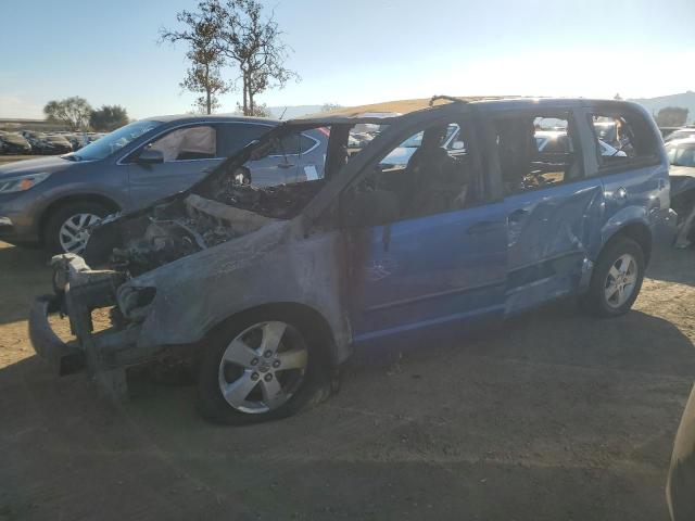 DODGE GRAND CARA 2008 blue  flexible fuel 2D8HN44H98R645051 photo #1