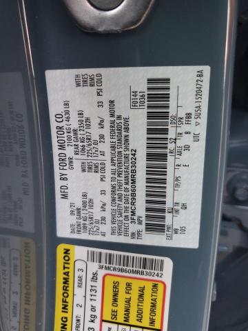 2021 FORD BRONCO SPO - 3FMCR9B60MRB30242