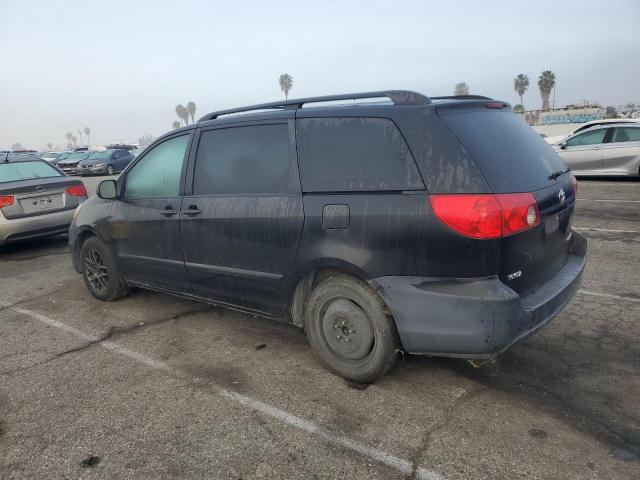 TOYOTA SIENNA CE 2008 black  gas 5TDZK23C08S178499 photo #3