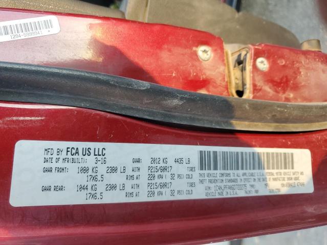 2016 JEEP PATRIOT LA - 1C4NJPFA0GD722275